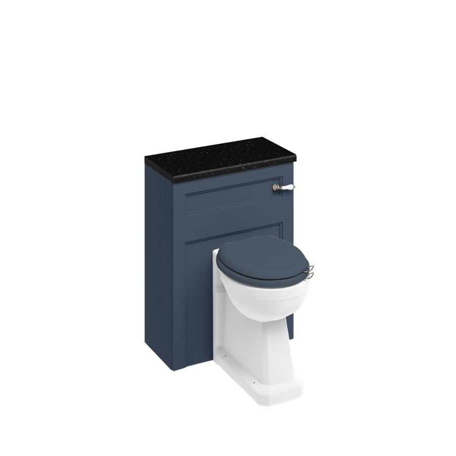 60 Back to Wall WC Unit and regal back-to-wall pan (including the cistern tank) - blue
